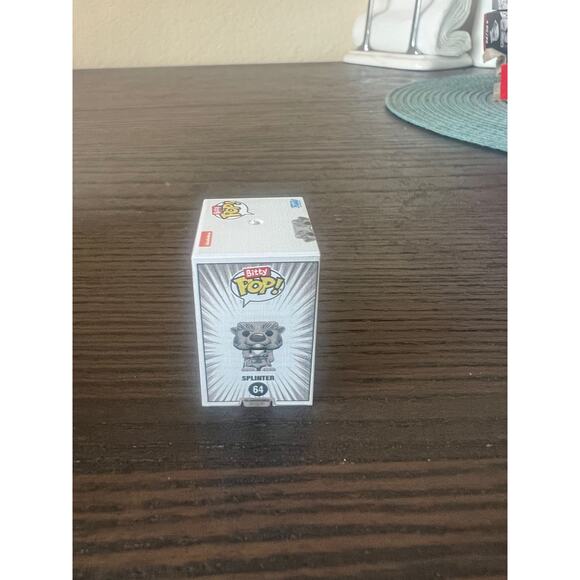 SDCC 4000 PIECE TMNT BITTY B&W Splinter #64 Funko Pop Teenage Ninja Turtles Con - Picture 2 of 6